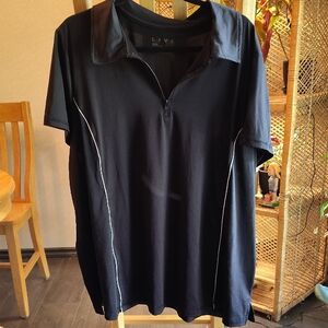 Men's Black Golf Shirt